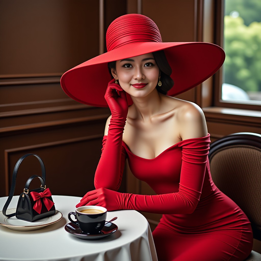 Lady in Red image