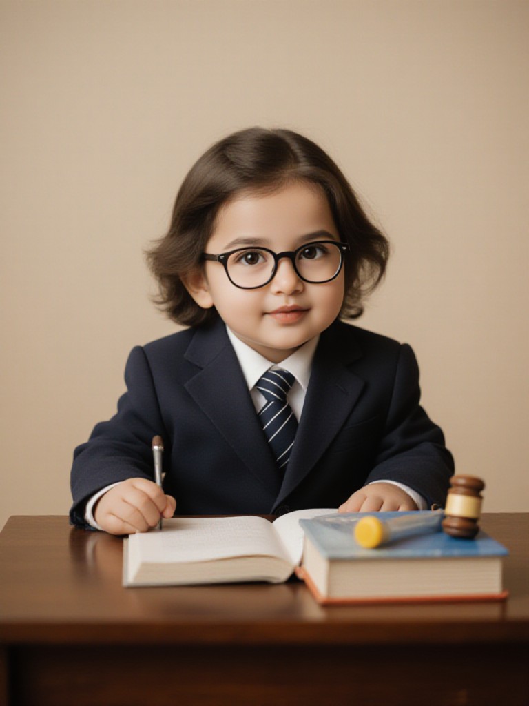 Turn into a baby lawyer being interviewed image