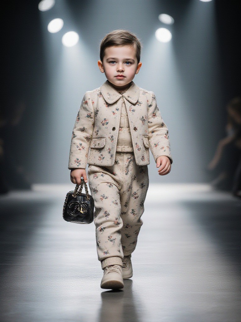 Chanel baby on the runway image