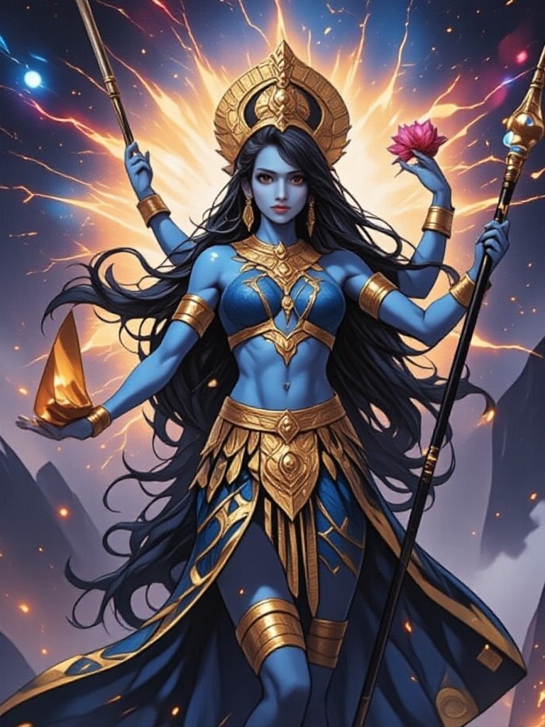 Anime hot girl and fire image