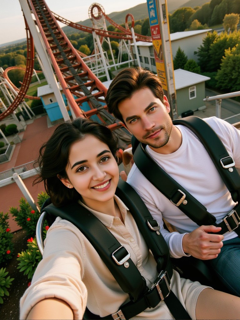 Found a baby on a roller coaster image