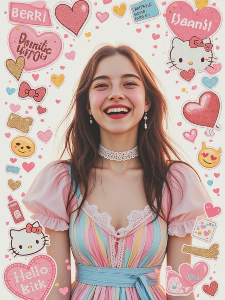 Y2k Poster Collage Girl image