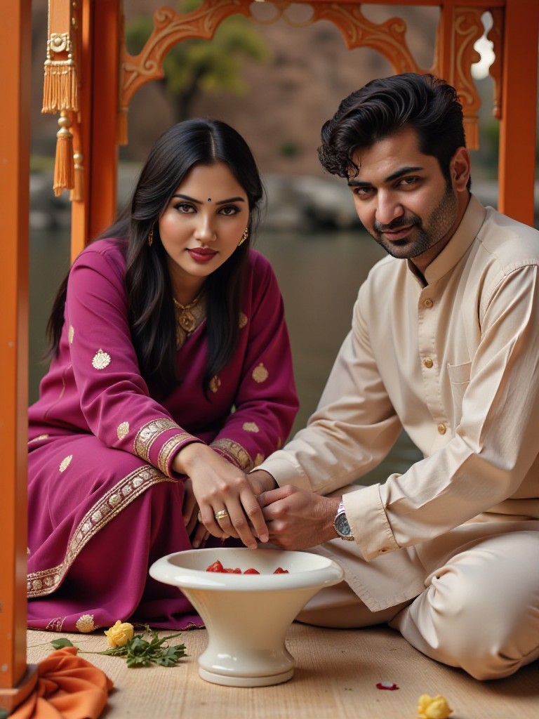 Couple by the river(remix) image