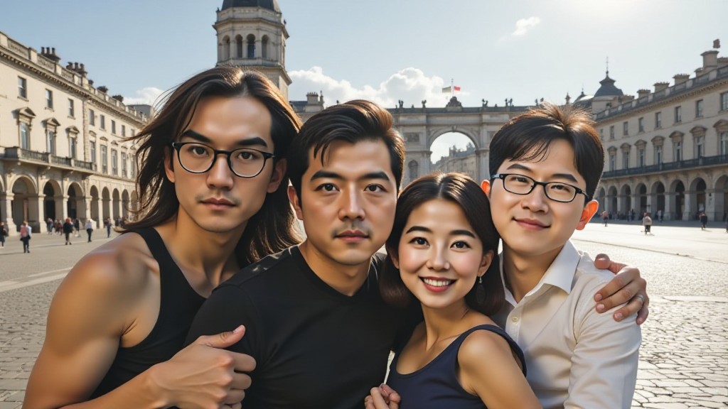 Friends' group photo image