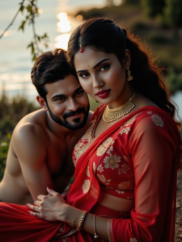 Couple by the river(remix) image