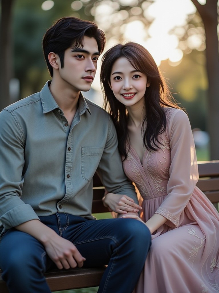 [Multi story version] Romantic time under the sunset image