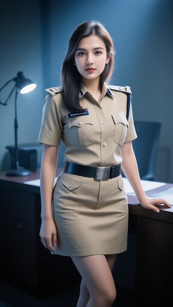 Beautiful Policewoman image