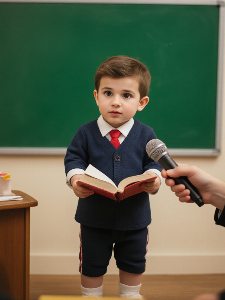 Turn into a baby lawyer being interviewed-3 image