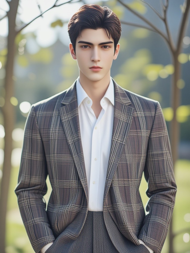 Go outside and take a handsome photo(remix) image