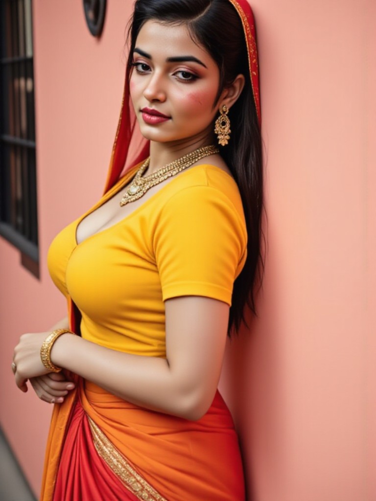 Orange-red spotlights(remix) image