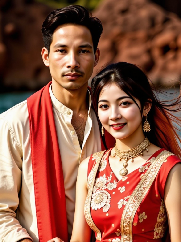 Romantic couple (remix) image