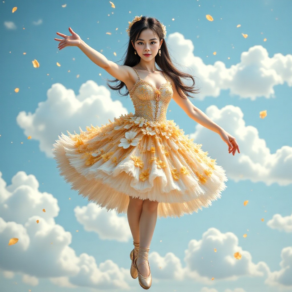 Female aerial dancer image