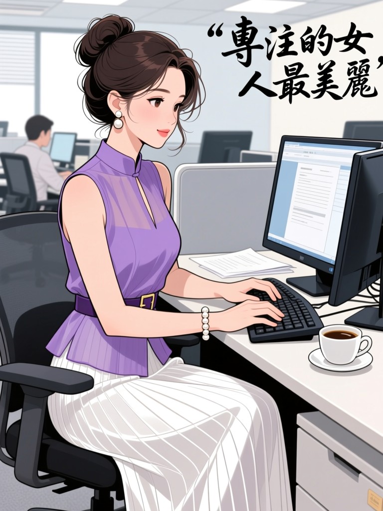 Focused women are the most beautiful A focused woman is the most beautiful image