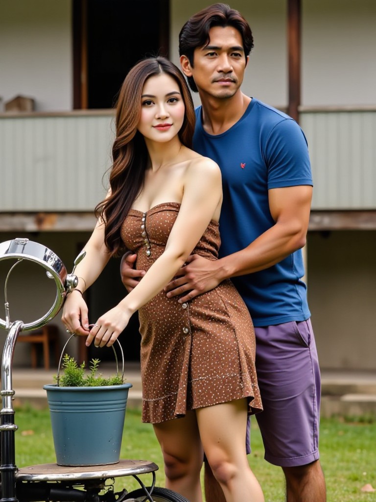 Sexy Couple garden (remix) image