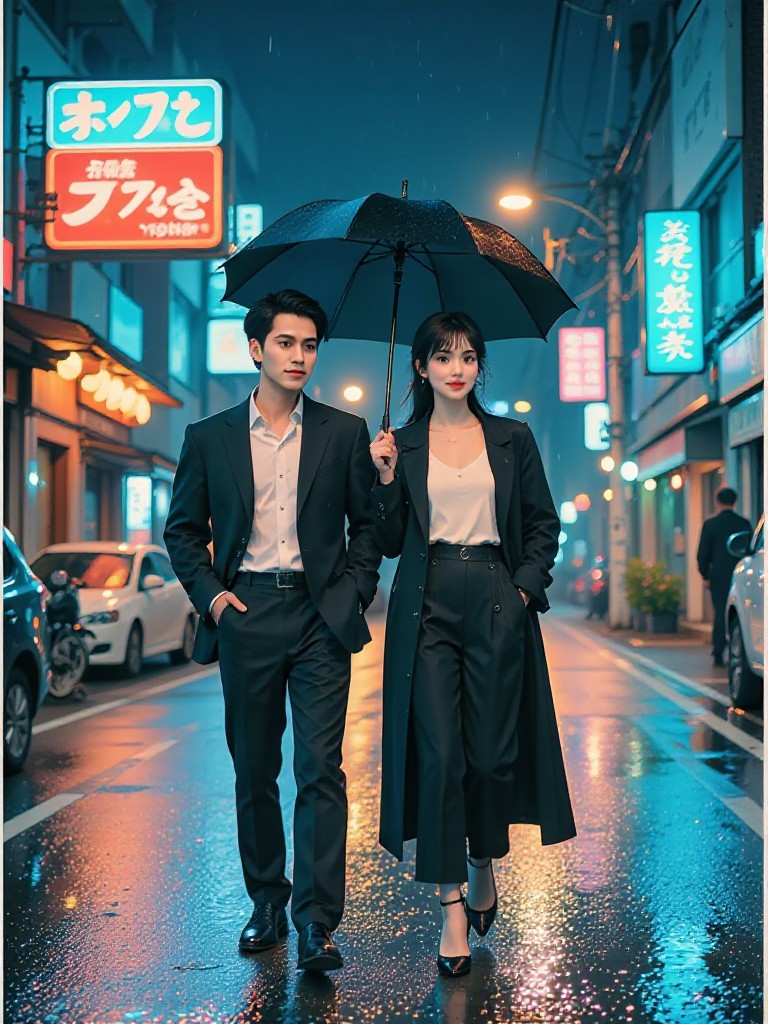 Romantic couple (remix) image