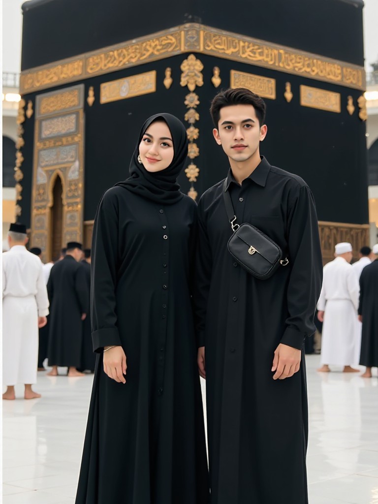 Muslim couple (remix) image
