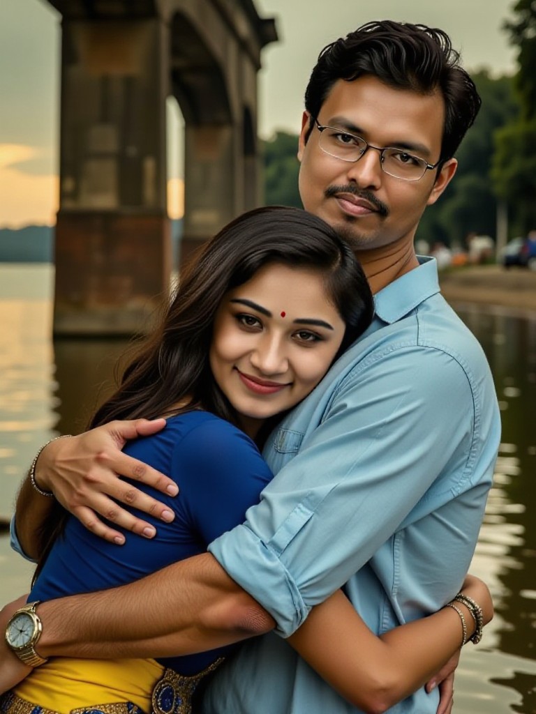 Couple by the river(remix) image