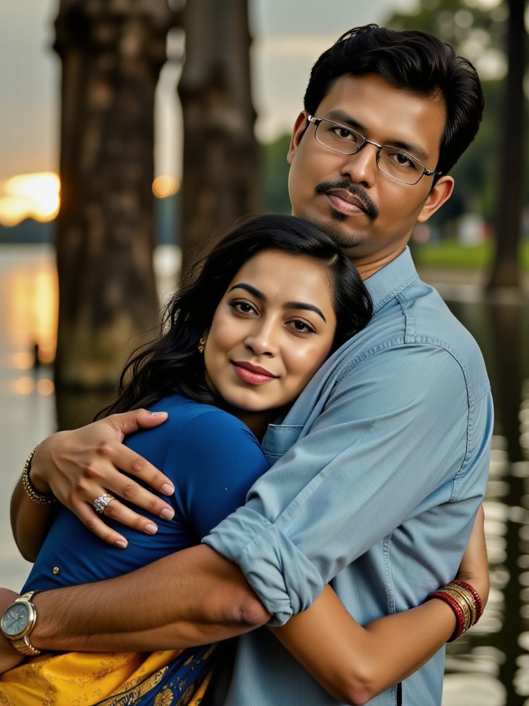 Couple by the river(remix) image