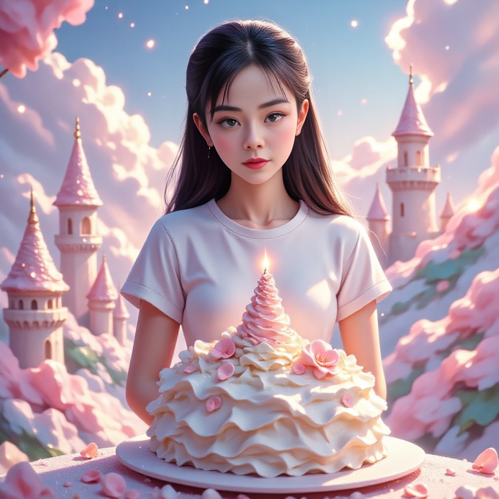 Surprise birthday cake image