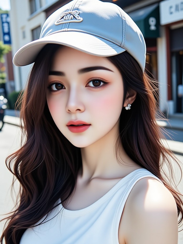 Beauty and cat(remix) image