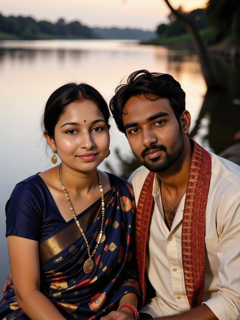 Couple by the river(remix) image