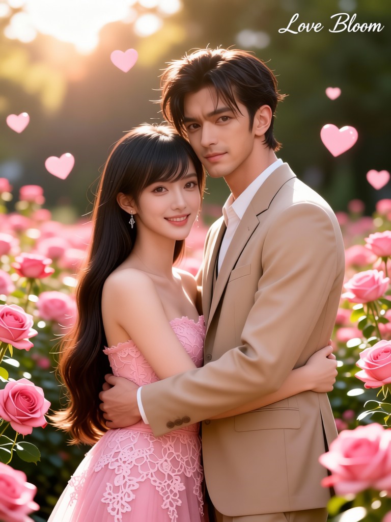 A1.ART3.0 Multi style animated version of "Flower Language Lover: Dream Rose Garden" Romantic Dream  × Glow Bo image