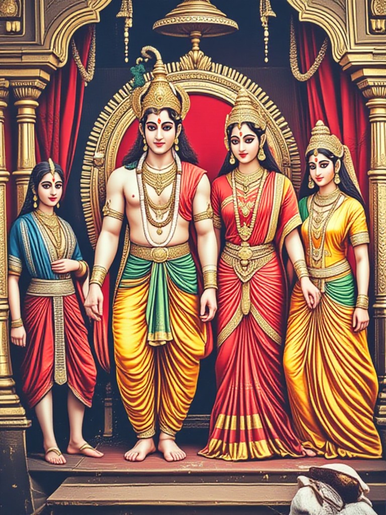 lord ram AI concept illustration (remix) image