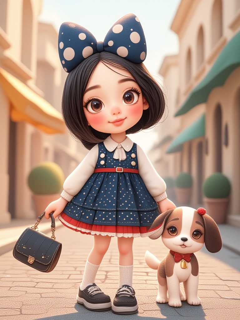 Walking with the pet image