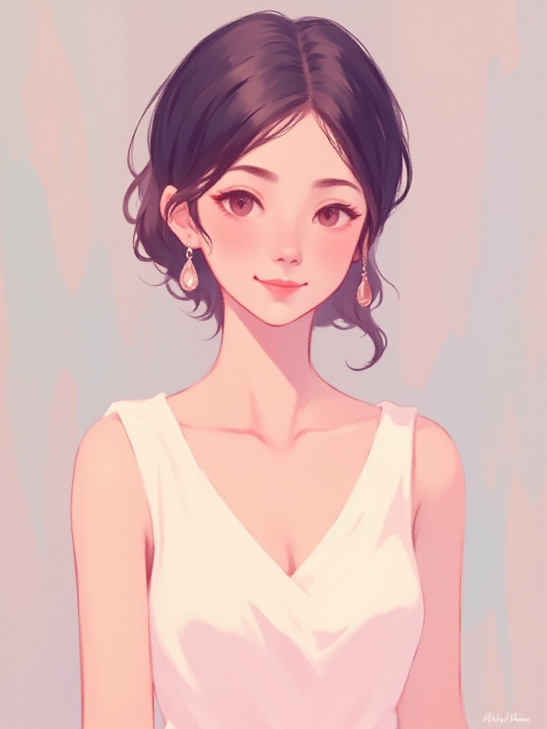 Soft Pink Anime image