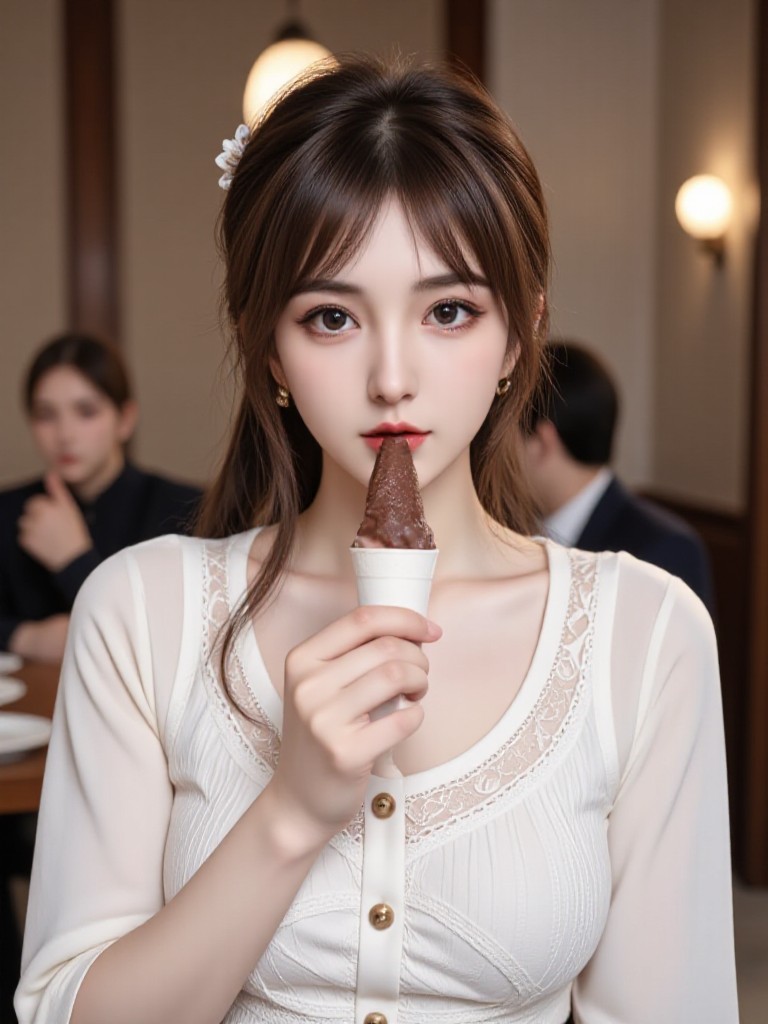 Xiao WuAi eating Ice cream ❤️{Video}(remix) image