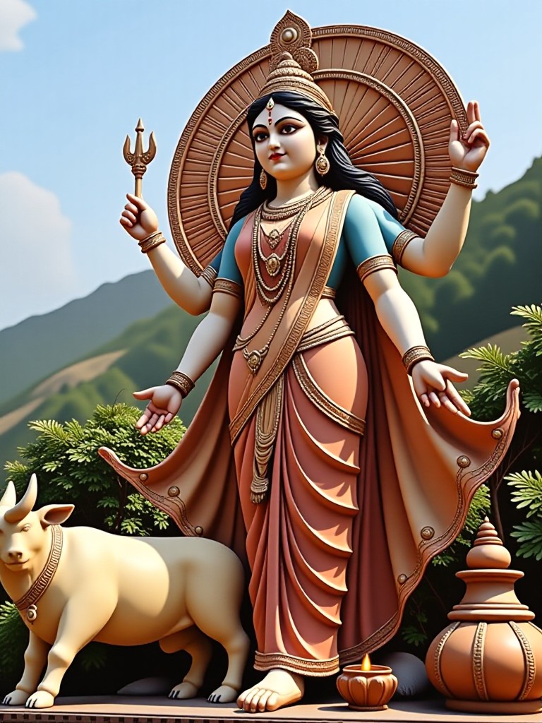 Goddess shailputri(remix) pandit kripaShankar Mishra Ayodhya Uttar Pradesh(remix) image