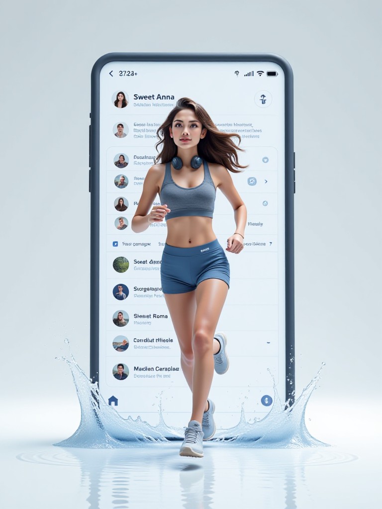 Running out of Smartphone image