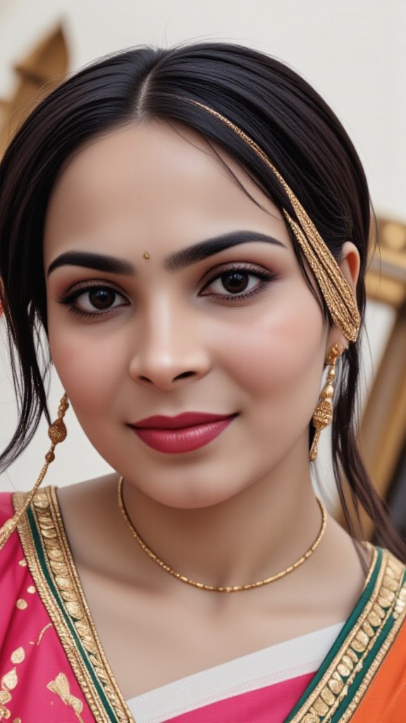 Golden saree-2(remix) image