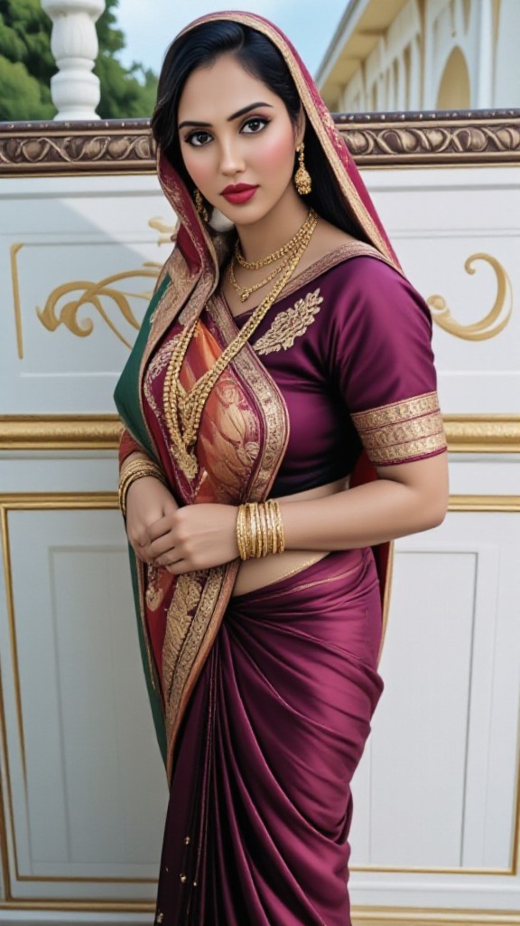 Golden saree-2(remix) image