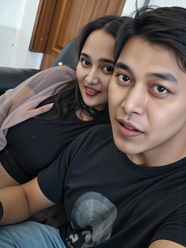 Retro couple photo - v1(remix) image