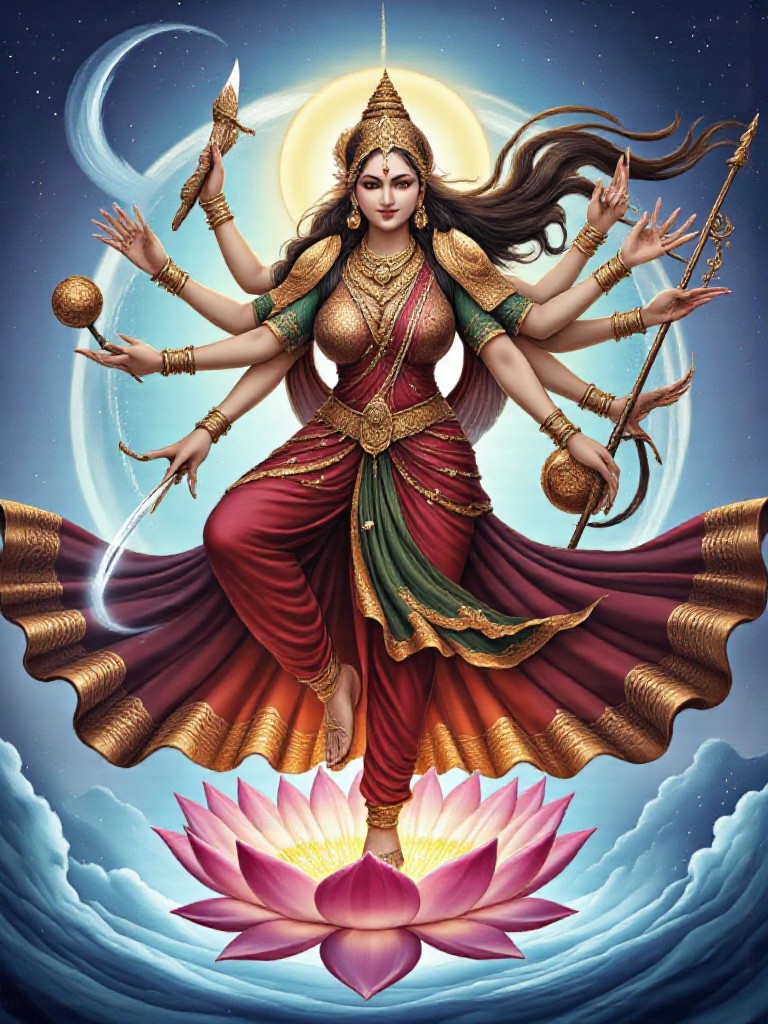 Goddess Durga remix image