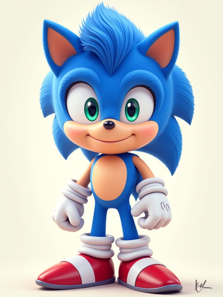 sonic the hedgehog art generator image