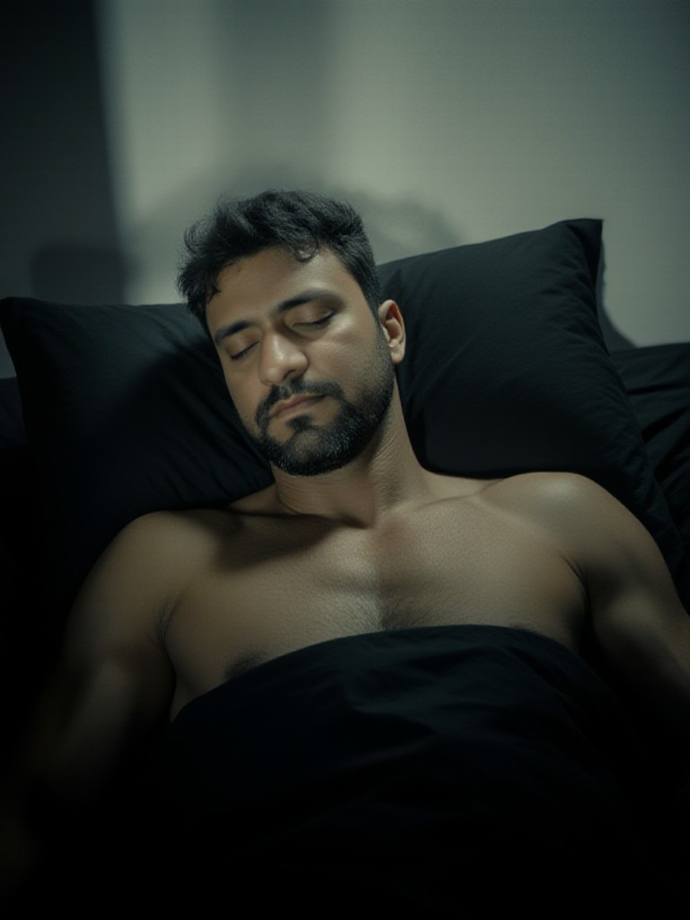 Sleeping man horror scene(remix) image