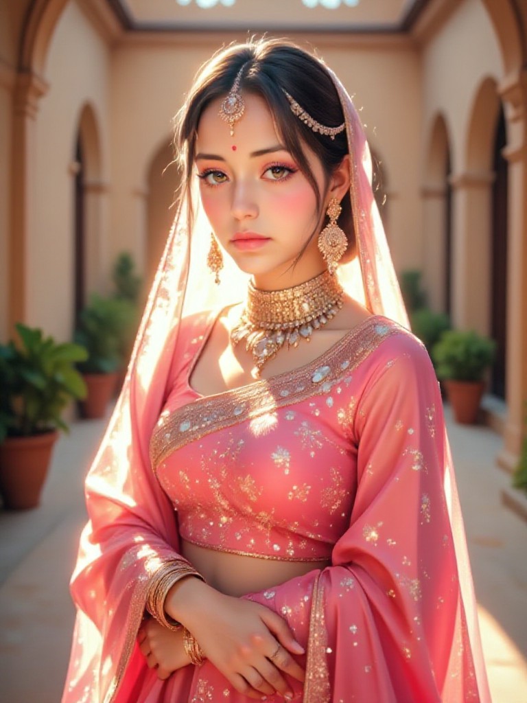 Indian traditional saree clothes(remix) image