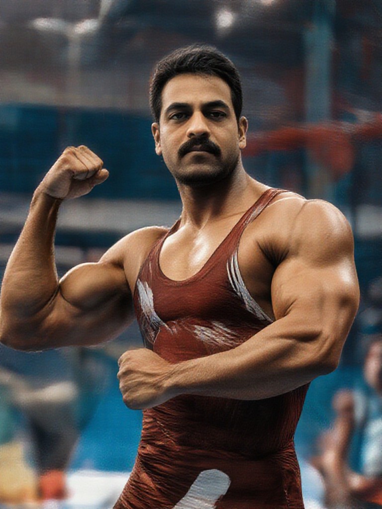 A macho man boxing~~~(remix) image