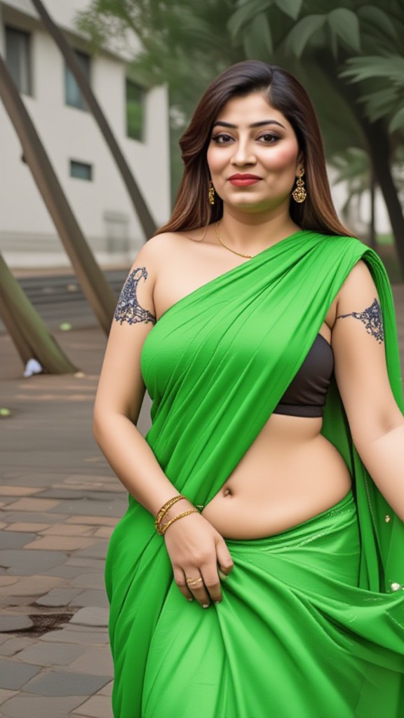 Beauty in saree(remix) image