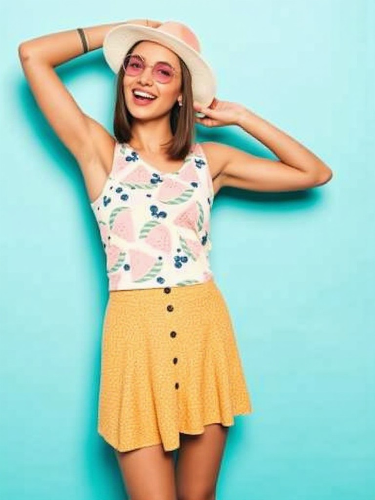 Two girls skirt image