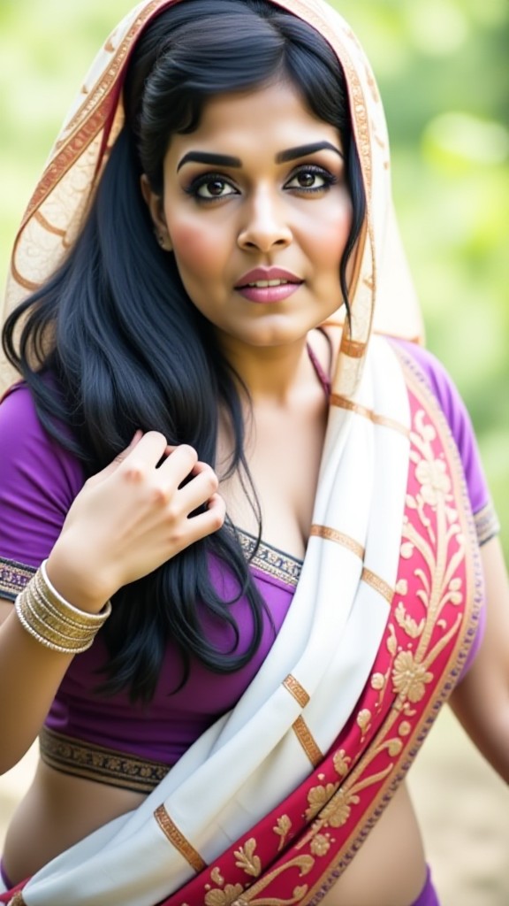 Gorgeous desi milf(remix) image