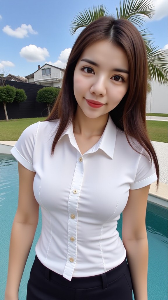 White shirt take off (remix) image