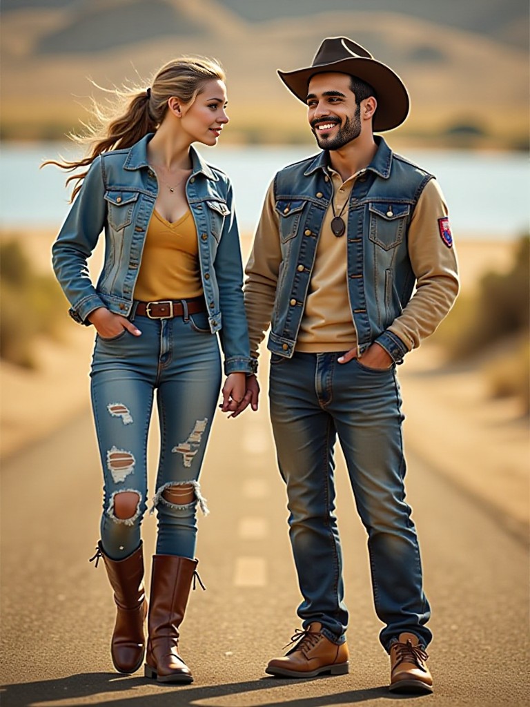 Couple hug each other  image