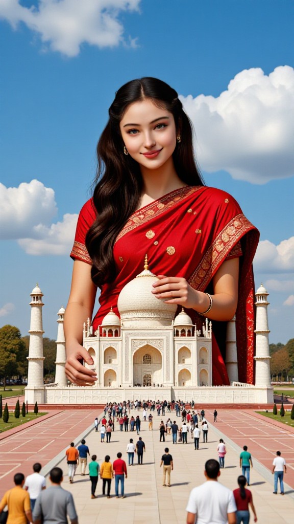 Beautiful Giant & Taj Mahal image