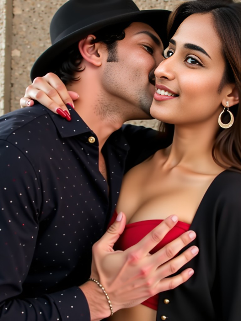 Sexy kiss on the chicks 😍 image