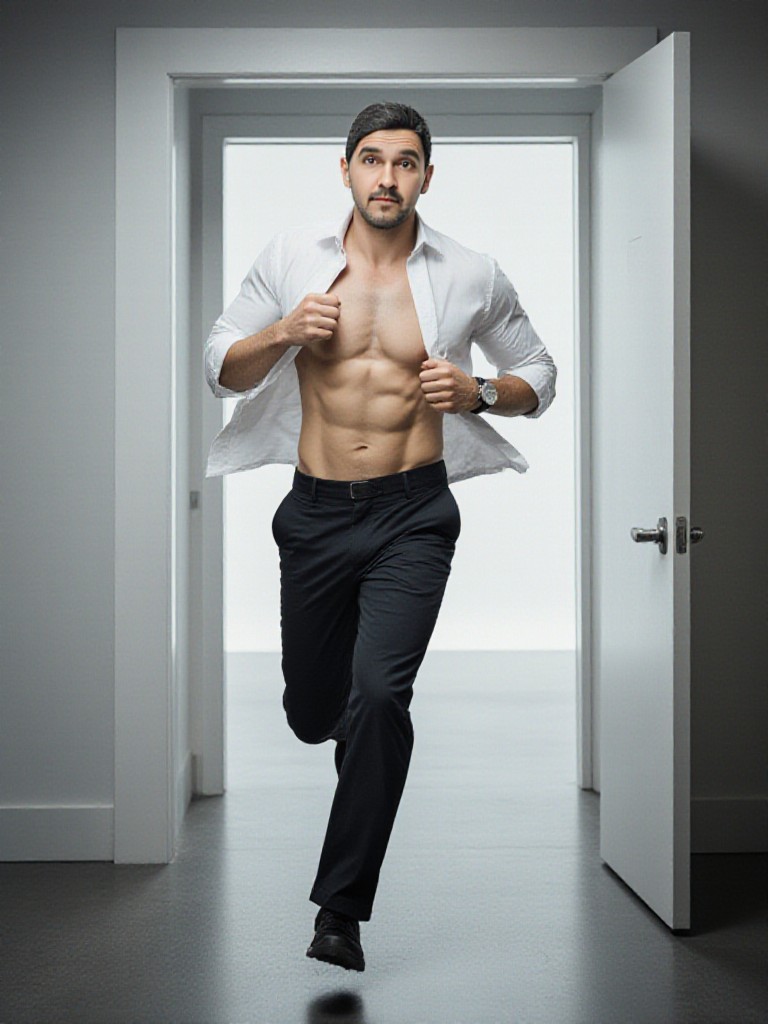 Riding a horse on the grassland.(remix) image