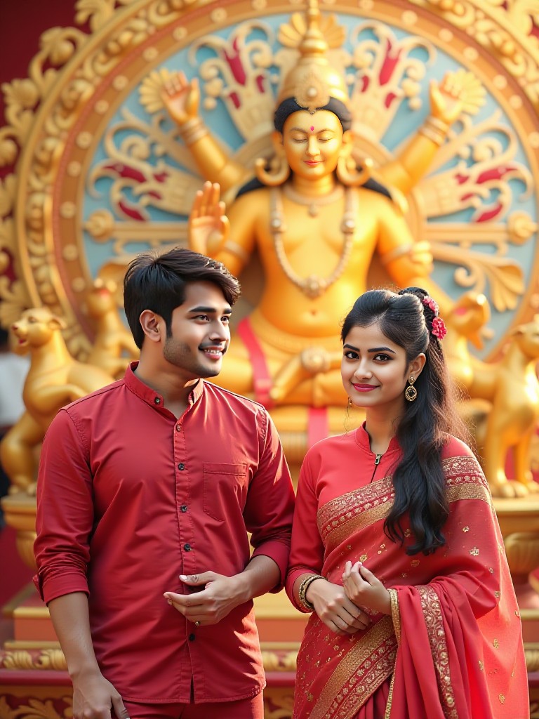 Cute couple hug image