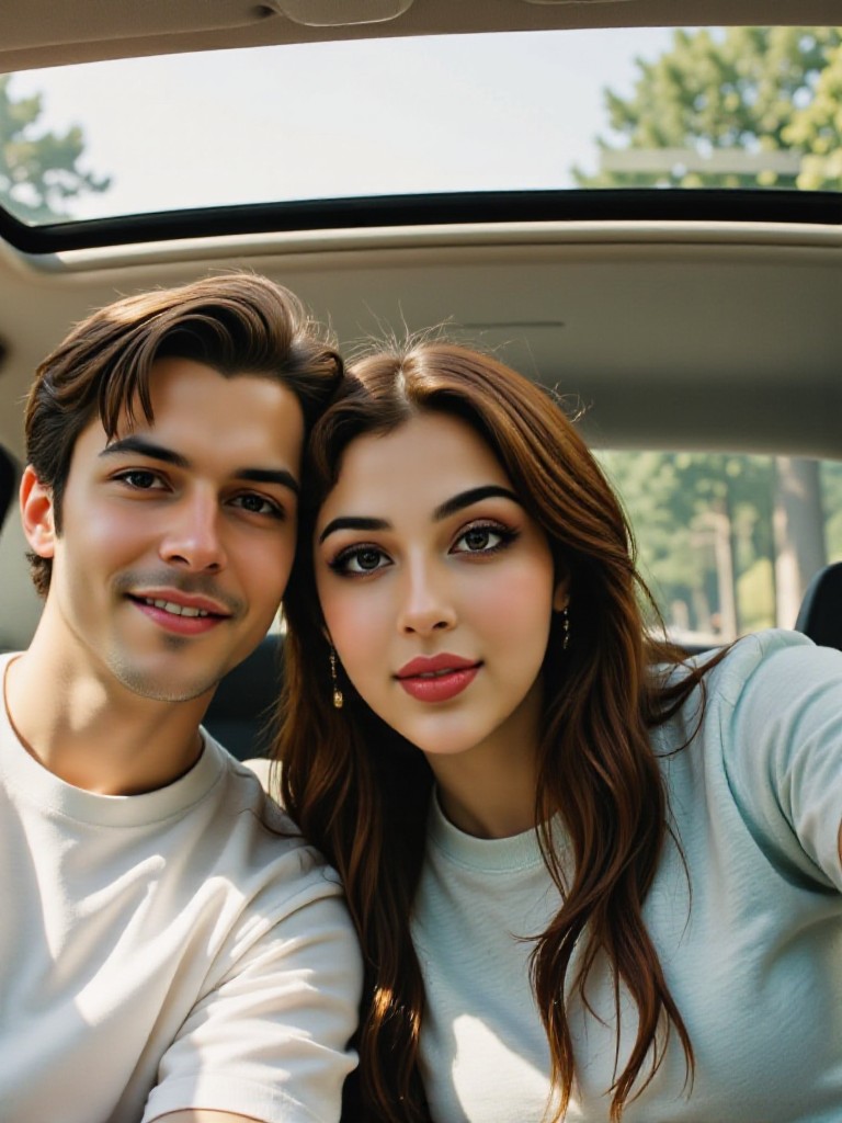 Couple go around in the city (remix) image